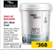 Fired Earth New Coat-20Ltr