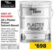 Fired Earth Solvent Based Plaster Primer-20Ltr