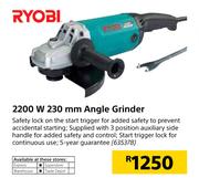 Ryobi 2200W 230mm Angle Grinder