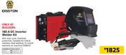 Disston 140A DC Inverter Welder Kit