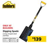 Builders Digging Spade