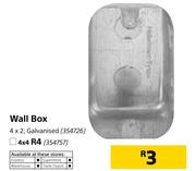 Wall Box 4 x 2