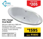 Sphinx 170Ltr Tango Oval Bath