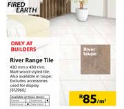 Fired Earth River Range Tile-Per Sqm