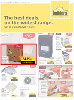 Builders Western Cape : The Best Deals On The Widest Range (24 April - 20 May 2018, page 1