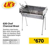 LK’s 630 Chef Charcoal Braai
