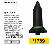 JoJo Tanks Tank Gauge Next Generation 100 mm white