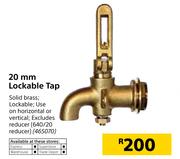 20mm Lockable Tap