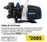 Jet Pump Tallas