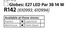 Eurolux Globes E27 LED Par 38 14W
