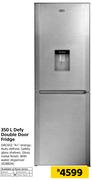 Defy 350Ltr Double Door Fridge DAC612