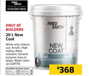 Fired Earth New Coat-20Ltr