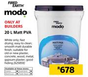 Fired Earth Matt PVA-20Ltr