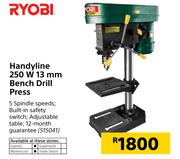 Ryobi Handyline 250W 13mm Bench Drill Press