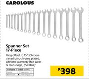 Carolous Spanner Set 17-Piece