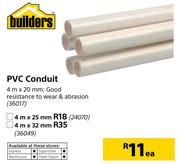 Builders PVC Conduit (4m x 32mm)