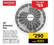 Eurolux 10” Extractor Fan