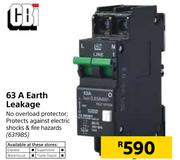 CBI 63 A Earth Leakage