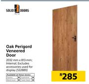 Solid Doors Oak Perigold Veneered Door 2032 x 813mm