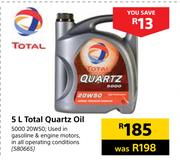 Total 5Ltr Quartz Oil