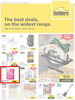 Builders Superstore Inland : The Best Deals On The Widest Range (24 April - 13 May 2018), page 1