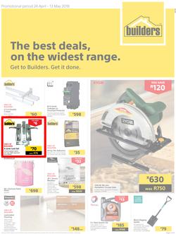 Builders Superstore Inland : The Best Deals On The Widest Range (24 April - 13 May 2018), page 1