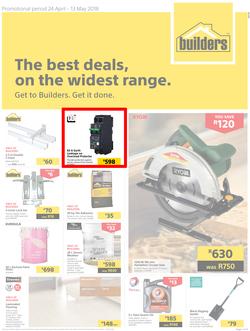 Builders Superstore Inland : The Best Deals On The Widest Range (24 April - 13 May 2018), page 1