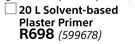 Fired Earth 20Ltr Solvent Based Plaster Primer