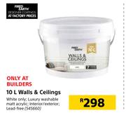 Fired Earth 10Ltr Walls & Ceilings