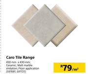 Caro Tile Range-Per Sqm
