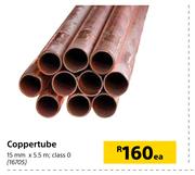 Coppertube 15mm x 5.5m, Class 0-Each