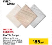 Fired Earth Rio Tile Range-Per Sqm