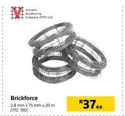 VRCPL Brickforce-2.8mm x 75mm x 20m Each