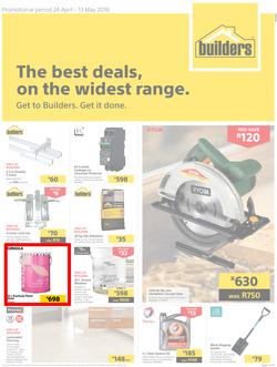 Builders Superstore Kokstad : The Best Deals On the Widest Range (24 April - 13 May 2018), page 1