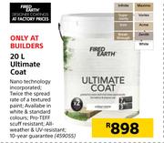 Fired Earth Ultimate Coat-20Ltr