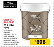 Fired Earth Ultra Pave-20Ltr
