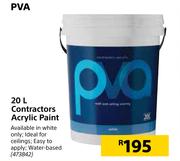 PVA Contractors Acrylic Paint-20Ltr