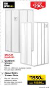 Corner Entry Shower Door 