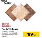 Fired Earth Toledo Tile Range-Per Sqm