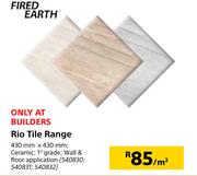 Fired Earth Rio Tile Range-Per Sqm