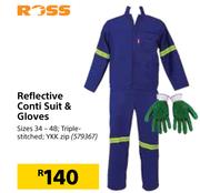 Ross Reflective Conti Suit & Gloves