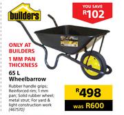 Builders 65Ltr Wheelbarrow