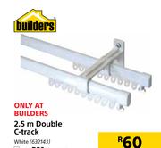 Builders 2.5m Double C-Track