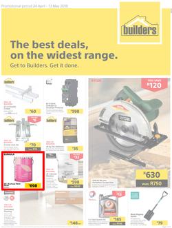 Builders Superstore Philippi : The Best Deals On The Widest Range (24 April - 13 May 2018), page 1