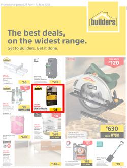 Builders Superstore Philippi : The Best Deals On The Widest Range (24 April - 13 May 2018), page 1