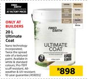 Fired Earth Ultimate Coat-20Ltr