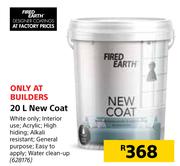 Fired Earth New Coat-20Ltr