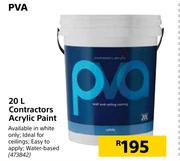 PVA Contractors Acrylic Paint-20Ltr