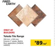 Fired Earth Toledo Tile Range-Per Sqm