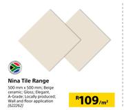 Nina Tile Range-Per Sqm